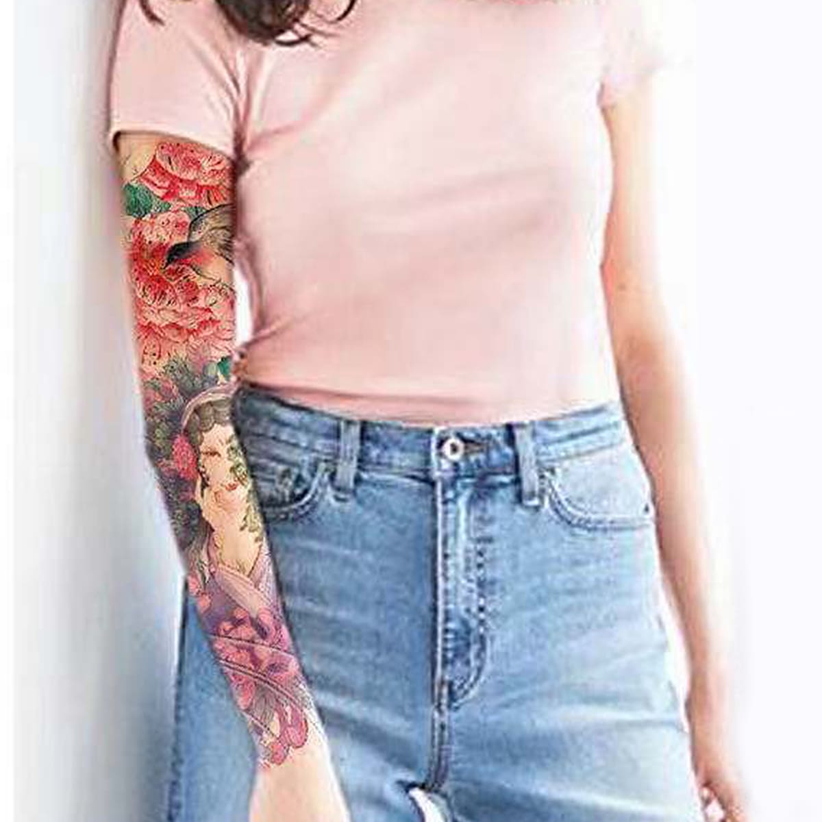 

1pc Figure Tattoo Sticker, Multicolor