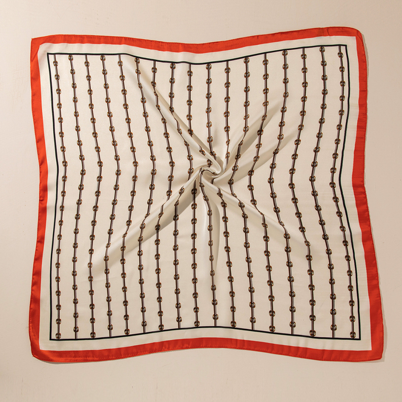 

1pc Chain Pattern Scarf, Multicolor