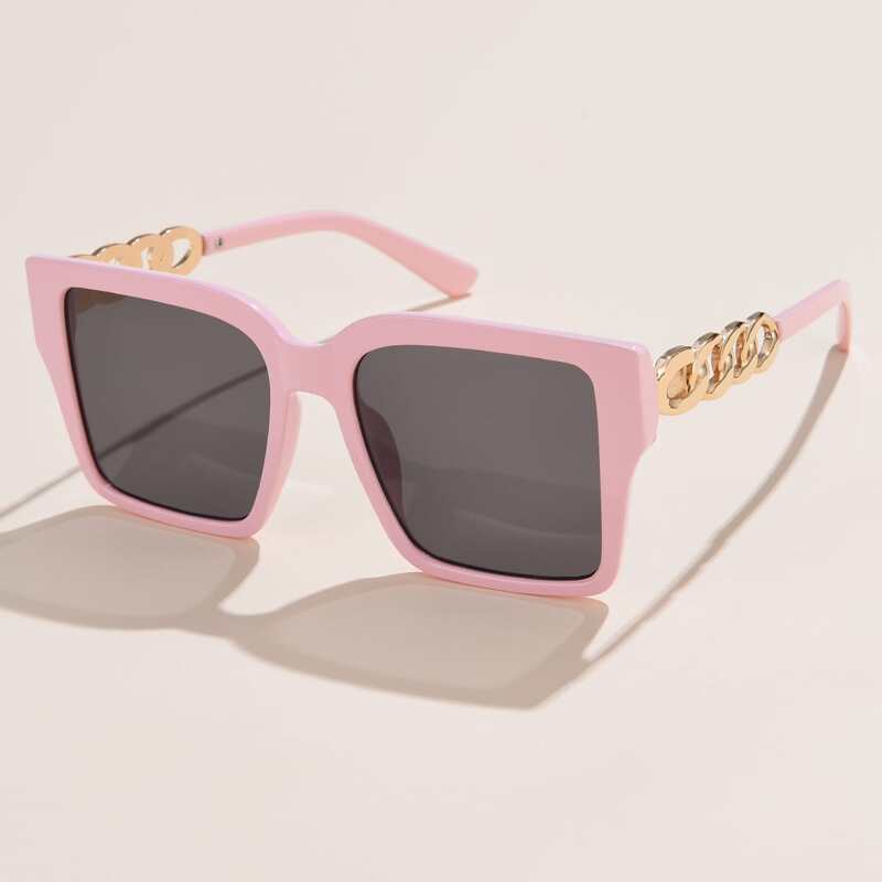 

Chain Decor Frame Sunglasses