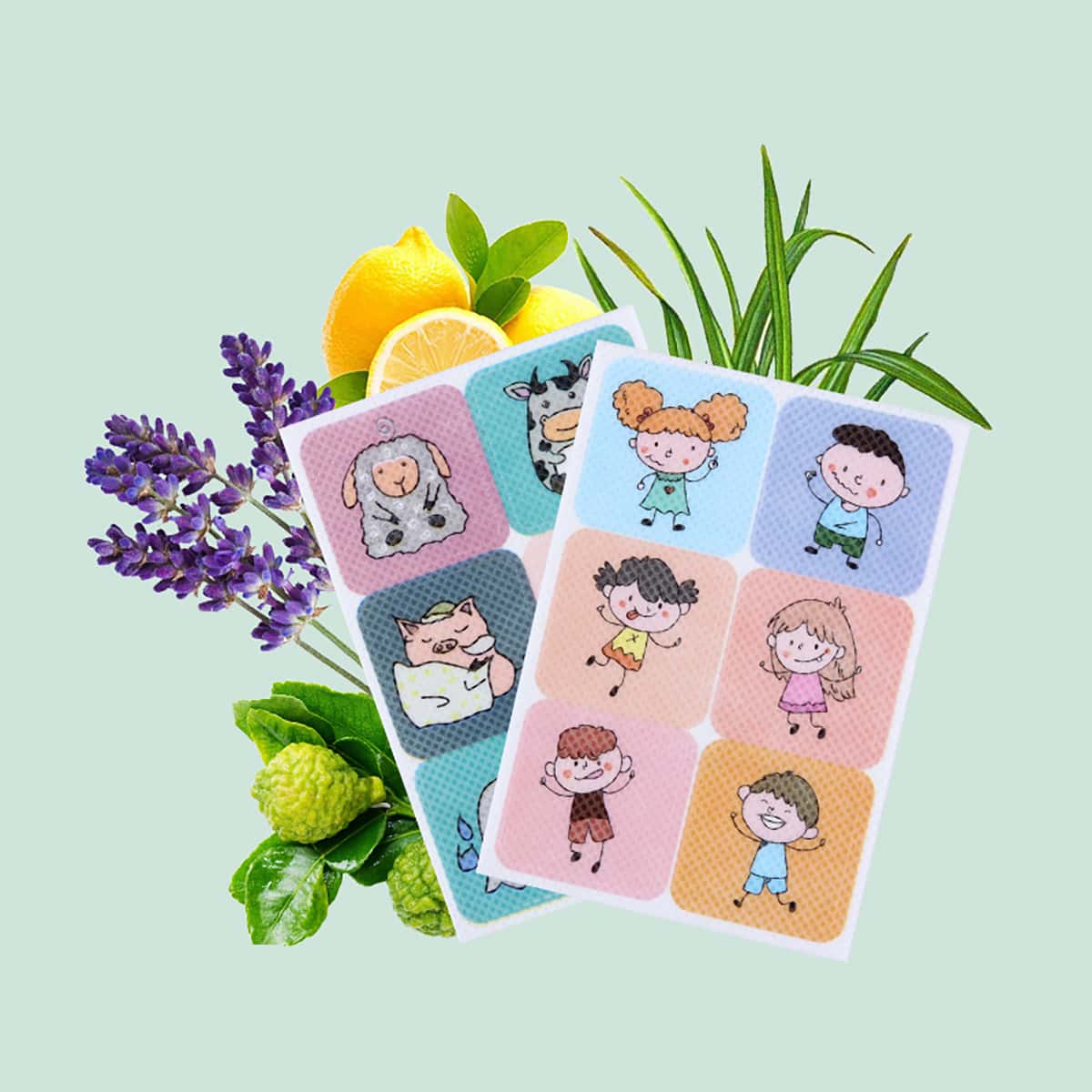 

30pcs Random Cartoon Anti-mosquito Sticker, Multicolor