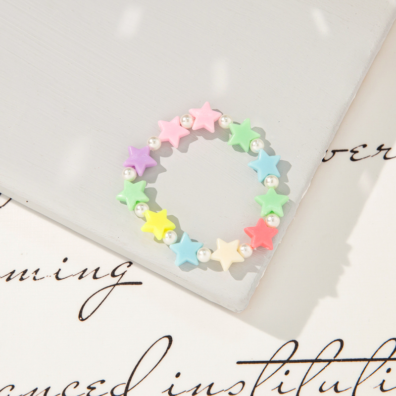 

Star Decor Bracelet, Multicolor