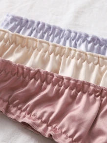 3pack Lettuce Trim Panty Set - Multicolor - View 4