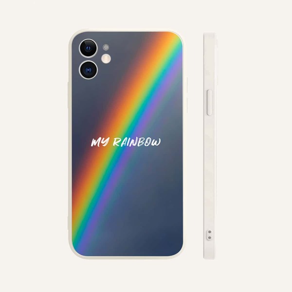 

Rainbow Print Phone Case, Multicolor