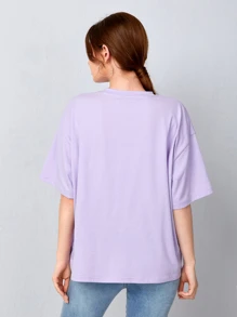 SHEIN T-shirt à lettres