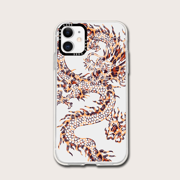 

Chinese Dragon Print Phone Case, Multicolor