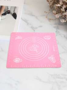 1pc Silicone Baking Mat - Pink - View 1