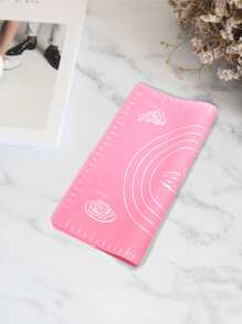 1pc Silicone Baking Mat - Pink - View 2
