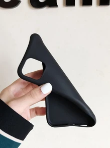 Solid Phone Case Compatible With IPhone 11,IPhone 13,IPhone 14 Pro Max - Black - View 4