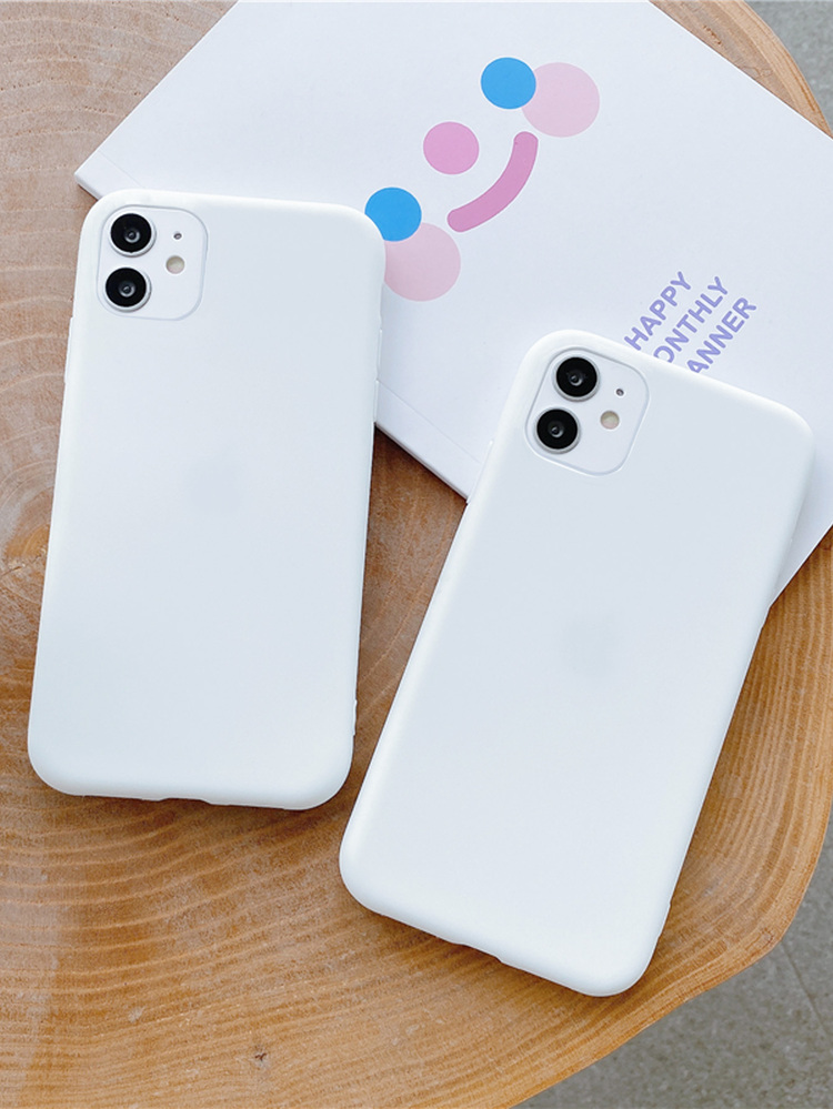 Solid Phone Case Compatible With iPhone 15/15Pro/15Plus/15Promax - White - View 4