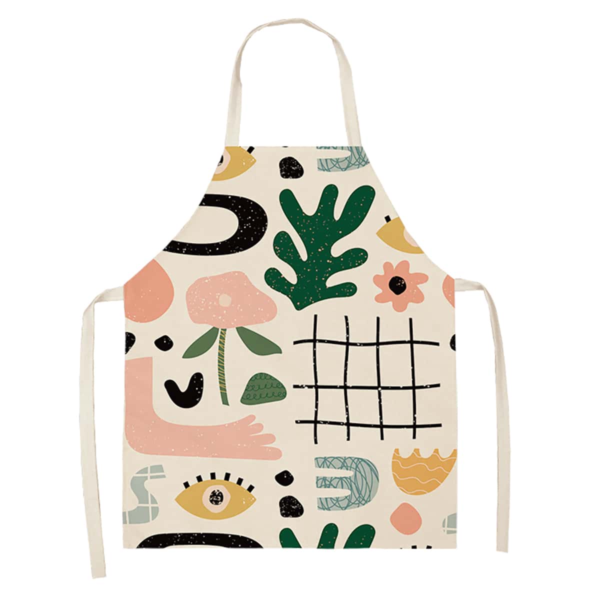 

Abstract Pattern Apron, Multicolor