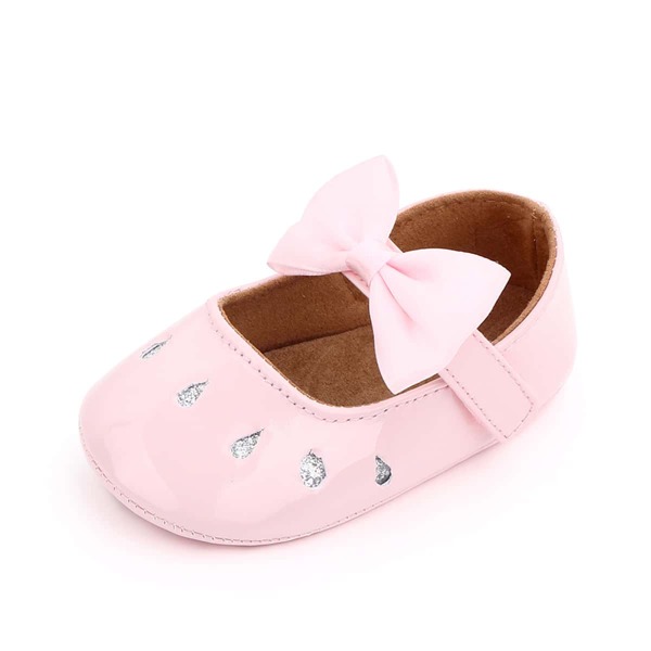 

Baby Girl Bow Decor Flats, Pink