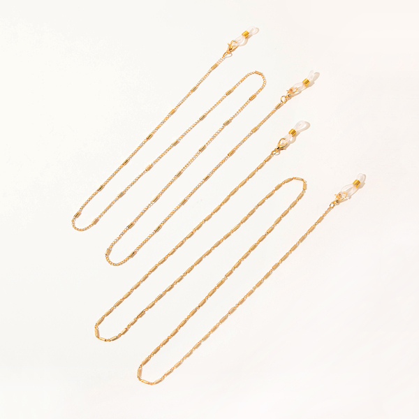 

2pcs Face Mask Chain, Gold