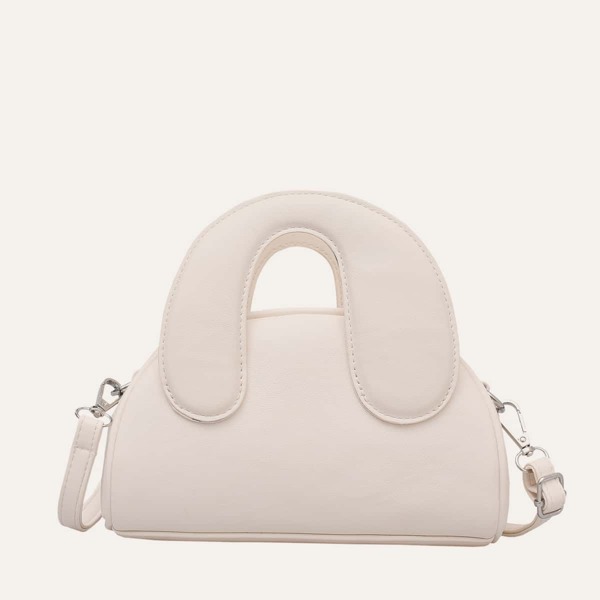

Minimalist Satchel Bag, White