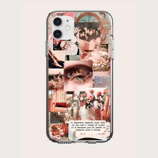 

Mix Pattern Phone Case, Multicolor