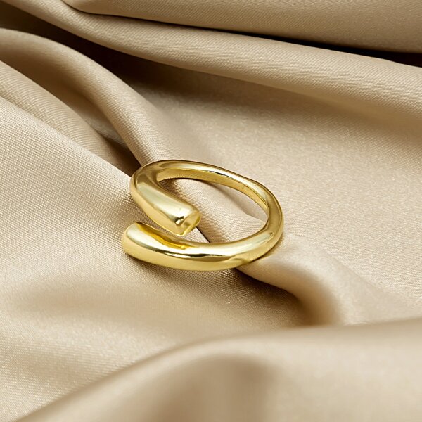 

Simple Alloy Ring, Gold