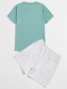 Manfinity RebelGame Bộ hai mảnh Nam Dây kéo Túi Lá thư Sẵn sàng - Nhiều màu - Xem 2