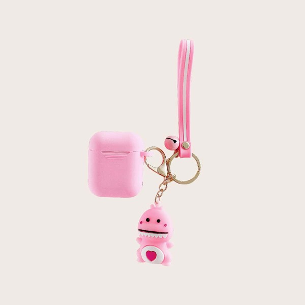 

Чехол для Airpods с брелоком, Розовые