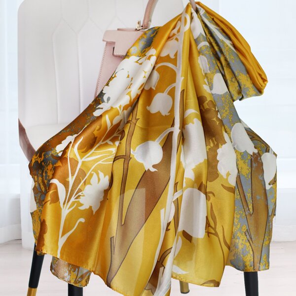 

Floral Print Scarf, Multicolor