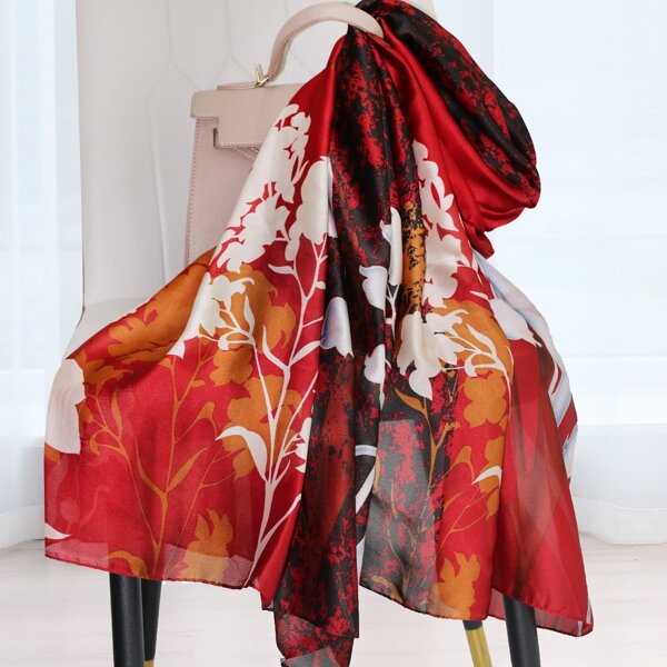 

Floral Print Scarf, Multicolor