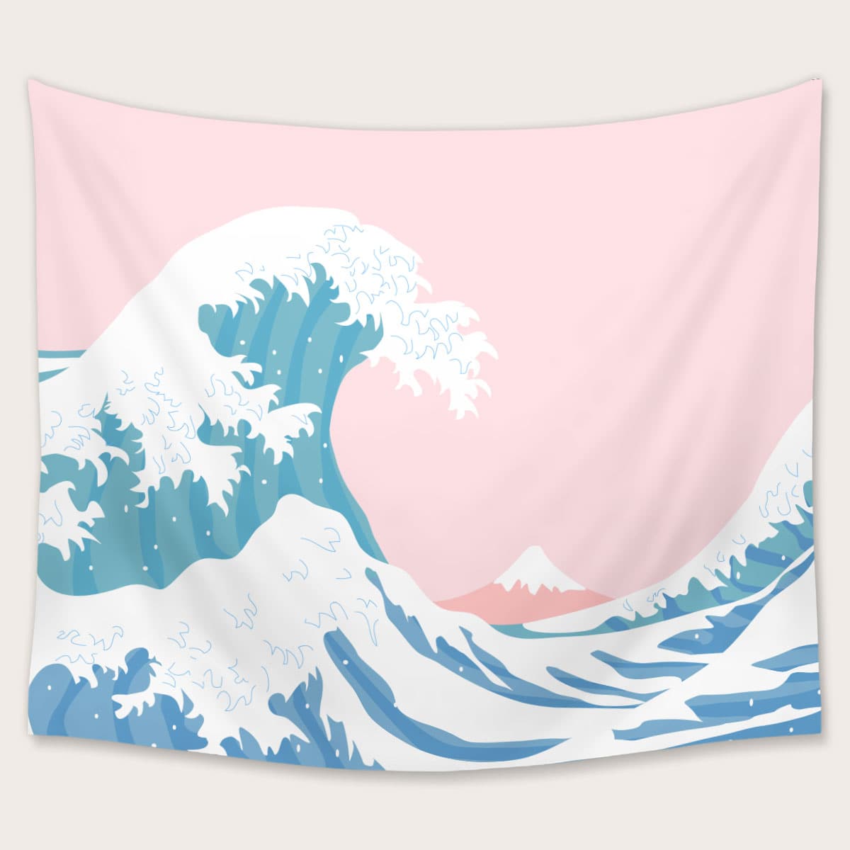 

Waves Pattern Tapestry, Multicolor