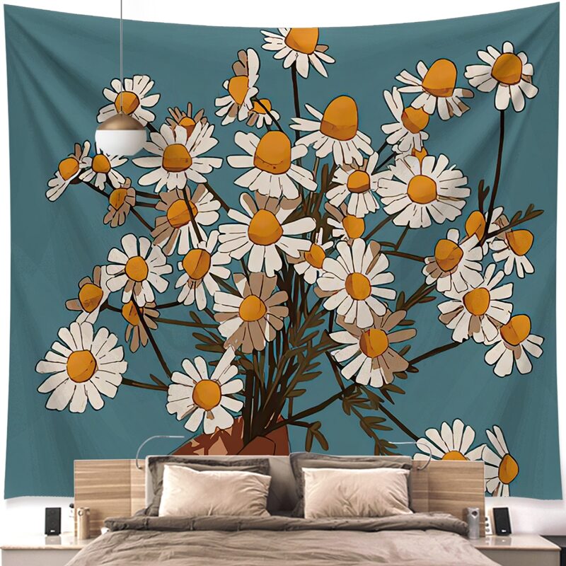 

Daisy Print Tapestry, Multicolor