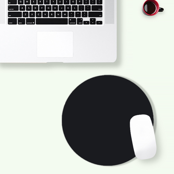 

Round Mouse Pad, Black