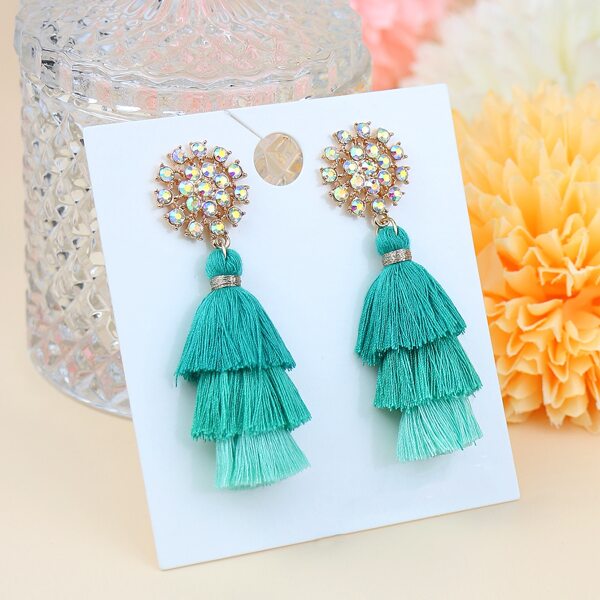 

Tassel Drop Earrings, Multicolor