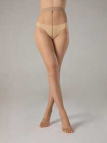 1pc Women's 10D Ultra Thin T-Crotch Pantyhose, Sexy Skinny Tights