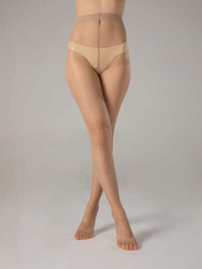 1pc Women's 10D Ultra Thin T-Crotch Pantyhose, Sexy Skinny Tights