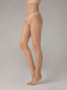 1pc Women's 10D Ultra Thin T-Crotch Pantyhose, Sexy Skinny Tights