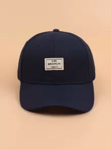 Nhãn đồ họa chữ trang trí mũ bóng chày - Màu xanh hải quân - Xem 2