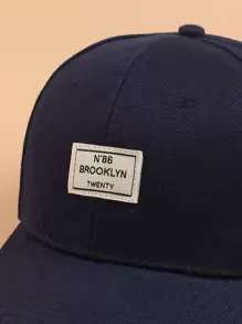 Nhãn đồ họa chữ trang trí mũ bóng chày - Màu xanh hải quân - Xem 3