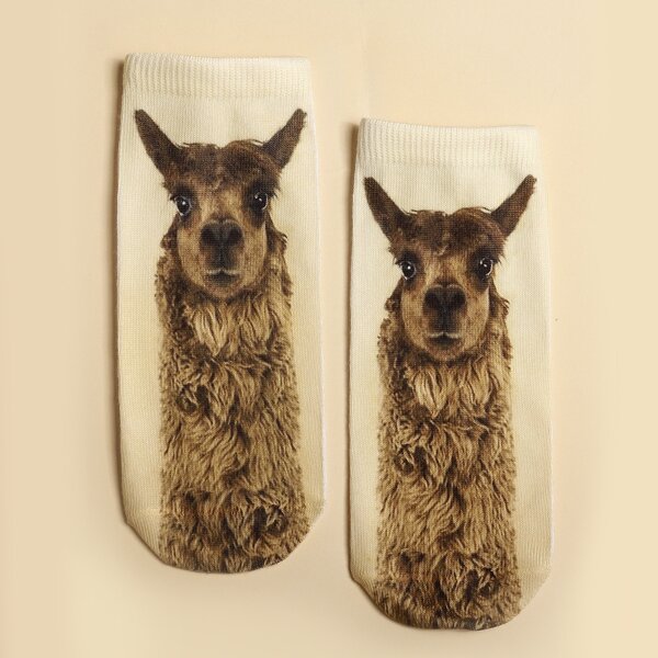 

Kids Animal Print Socks, Multicolor