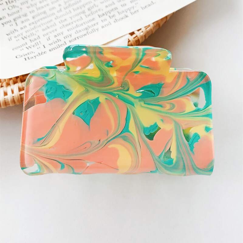 

Geometric Hair Claw, Multicolor