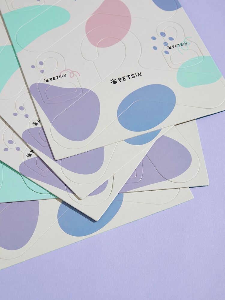 PETSIN 5sheets Paper Pet Hanger - Multicolor - View 4