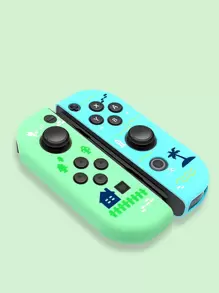 Silicone Gamepad Grip Cover Compatible With Switch Joy-Con, Red & Green Color - Multicolor - View 2