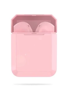 入耳式設計立體聲高保真無線耳機 - 粉色 - 查看 2