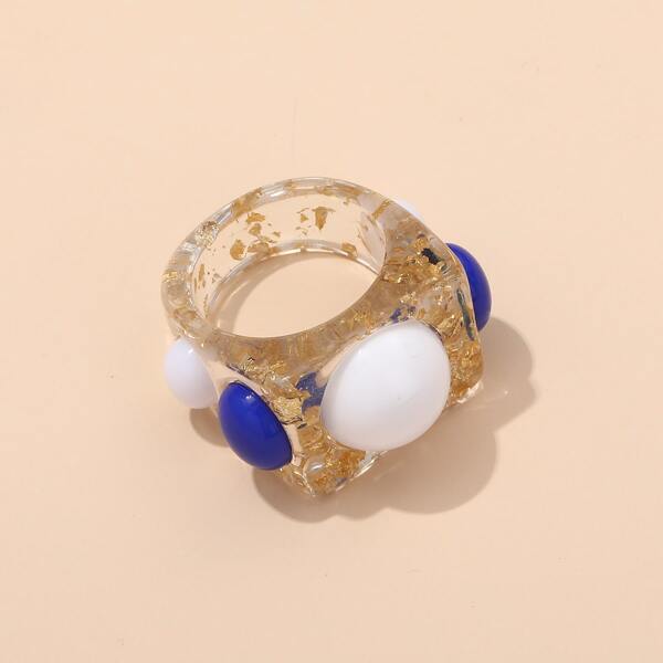 

1pc Resin Ring, Multicolor