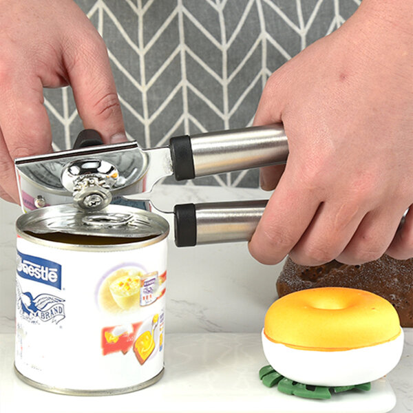 

1pc Stainless Steel Can Opener, Silver