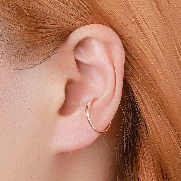 

Open Hoop Earrings, Gold