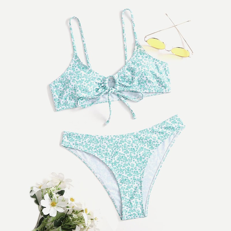 

Ditsy Floral Bikini Swimsuit, Multicolor