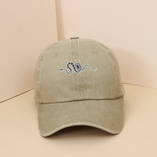 

Men Animal Print Baseball Cap, Khaki