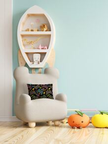 Gamepad Print Lumbar Pillow Cover Without Filler, Cute Throw Pillow Cover, Pillow Insert Not Include, For Sofa, Living Room - Multicolor - View 4