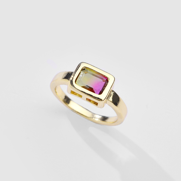 

Zircon Decor Ring, Gold