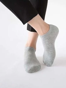 3 pares calcetines de hombres tobilleros unicolor - Multicolor - Ver 2