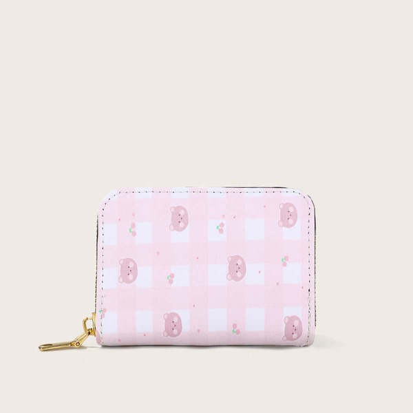 

Cartoon Graphic Card Holder, Baby pink
