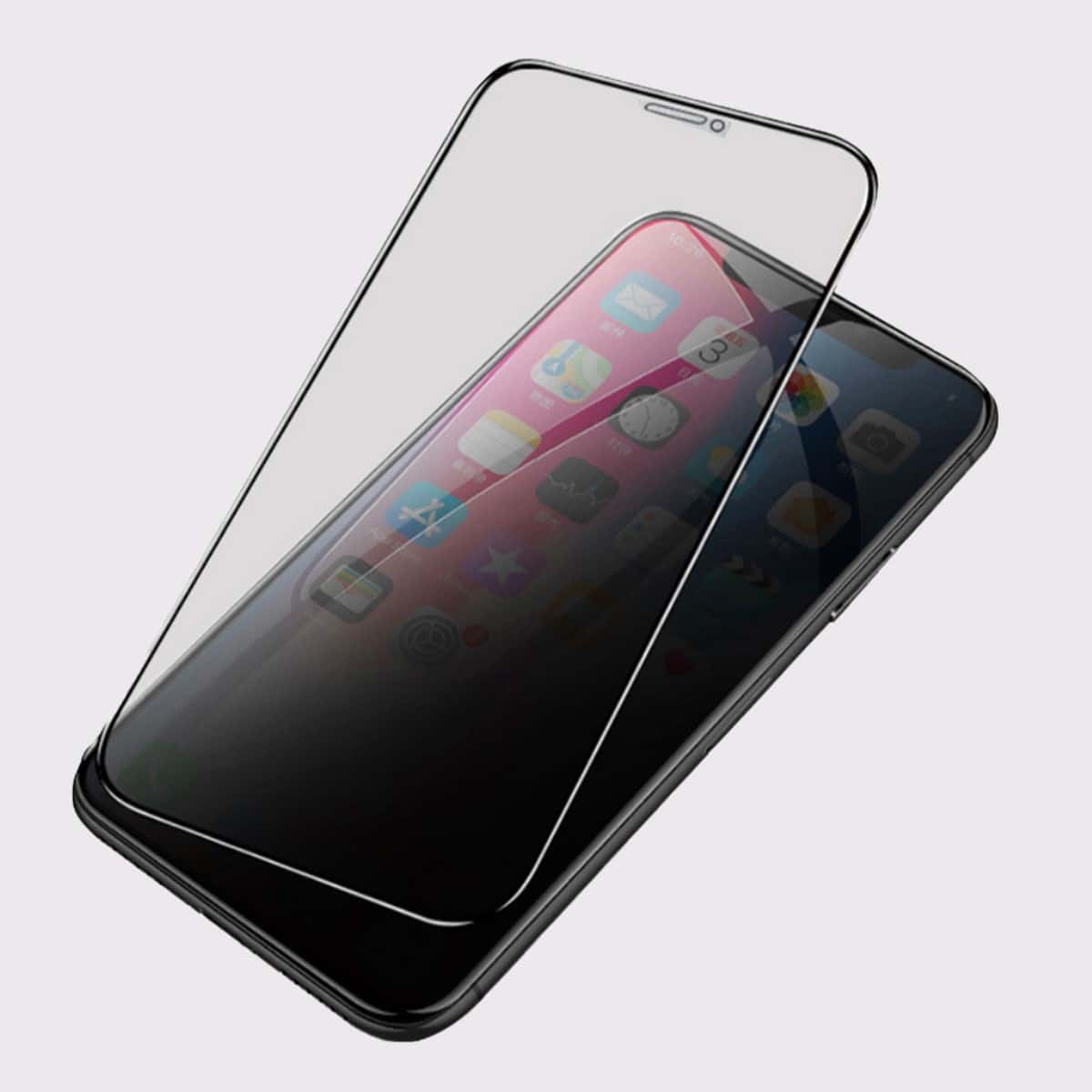 

3pcs Phone Screen Privacy Protector Film, Black
