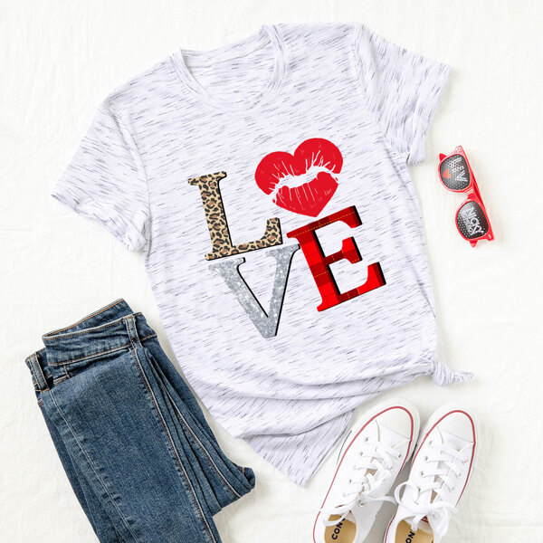

Plus Lip And Letter Graphic Tee, White