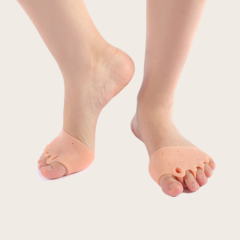 

2pcs Toe Separators Corrector, Beige
