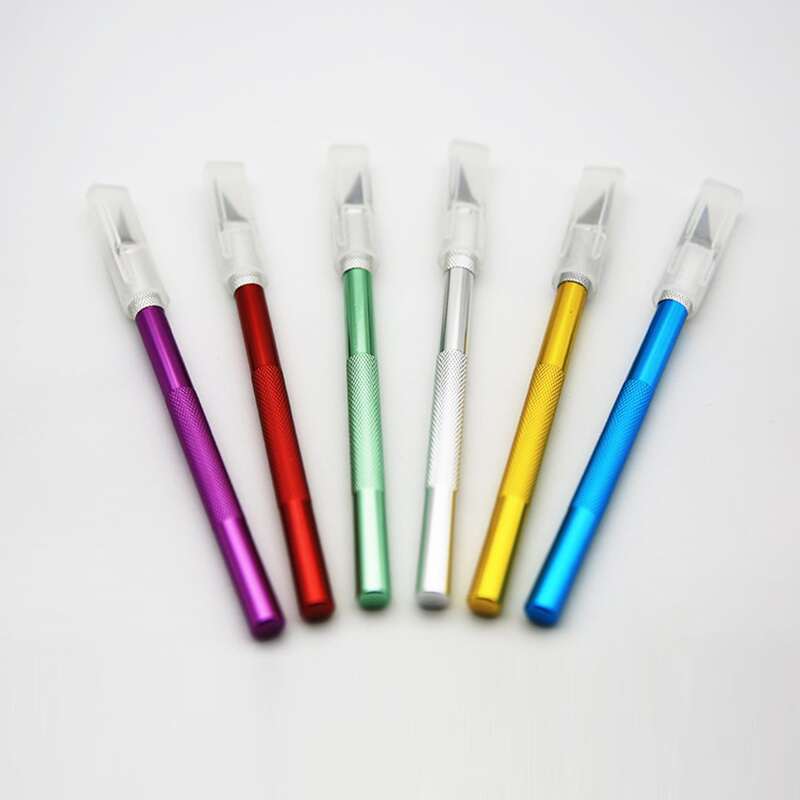 

1pc Random Metal Carving Knife, Multicolor